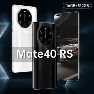 Mate40 RS 16GB + 512GB 7.3 بوصة 6000mAh الروبوت 10.0 رخيصة مقفلة هاتف محمول السعر المنخفض الذكية الهواتف المحمولة 4G الروبوت الهاتف الذكي