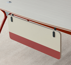 Hiện đại sang trọng phong hình chữ L văn phòng escritorio CEO văn phòng điều hành bàn với chân nhôm - Product Image 5