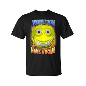 T-Shirt Unisex a Maniche Corte con Collo Rotondo, Stampa Digitale con Design Meme per Attività Promozionali - Product Image 3