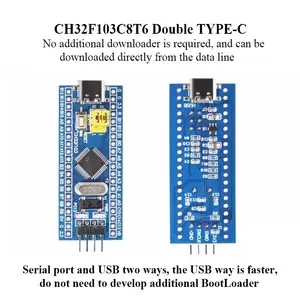 New and Original STM32F103C8T6/C6T6 Core Board STM32 Development Board CH32F103C8T6 ARM Microcontroller Test Board