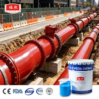 Revêtement protecteur universel en polyuréthane acrylique pour murs extérieurs de pipelines thermiques municipaux et structures en acier anticorrosion