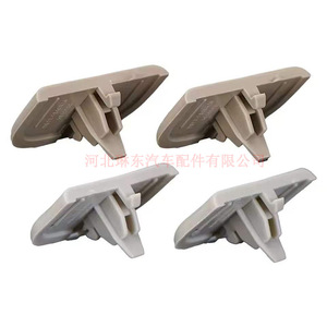 Ford Lincoln Sun Visor Mirror Bracket Support Rod DS7Z9904132A <b>Plastic</b> Buckle Installation - Product Image 3