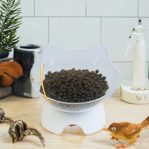Commercio all'ingrosso forma <span class=keywords><strong>di</strong></span> bottiglia <span class=keywords><strong>di</strong></span> gattino ortopedico cibo per gatti ciotole Anti-vomito ciotola <span class=keywords><strong>di</strong></span> plastica per uso da viaggio all'aperto forniture per animali domestici - Product Image 3