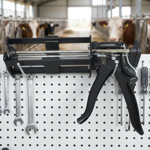 Livestock Hoof <b>Block</b> Adhesive Applicator Gun 200ml Dual Cartridge Dispenser - Product Image 1