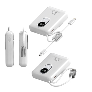 <span class=keywords><strong>Chargeur</strong></span> portable pour batterie Li-polymère de type C, 10000 mAh, banque d'alimentation <span class=keywords><strong>sans</strong></span> <span class=keywords><strong>fil</strong></span> magnétique avec câble USB-C intégré pour <span class=keywords><strong>iPhone</strong></span> 16 - Product Image 4
