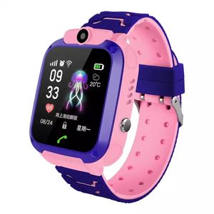 Q12 çocuk akıllı saat çocuklar 1.54 inç dokunmatik ekran konumlandırma çağrı IOS Android için Smartwatch uzaktan bulucu fotoğraf saati - Product Image 2