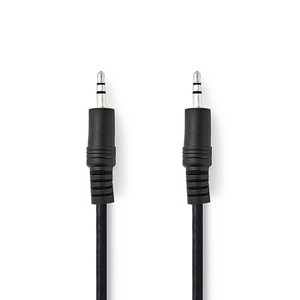สายสัญญาณเสียงสเตอริโอขนาด 3.5 มม. ตัวผู้ ถึง 3.5 มม. ตัวผู้ ยาว 2 ม. สีดำ - Product Image 1