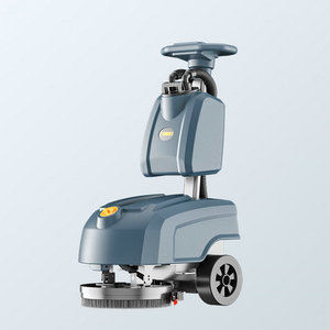Mini Portable <b>Walk</b> Behind Floor Scrubber Drier Hand Held Washing <b>Machine</b> for Office - Product Image 2