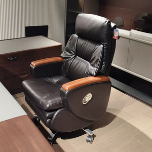 Kursi Kantor Kulit Elektrik Kelas Atas dengan Fungsi Pijat Kursi Komputer Multifungsi Mewah Kelas Besar - Product Image 6