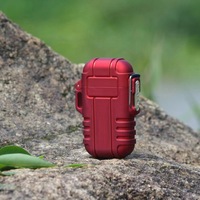 JIA XIN Briquet électrique étanche Arc Camping extérieur Arc Pulse Plasma Cigarette Briquet USB rechargeable Briquet