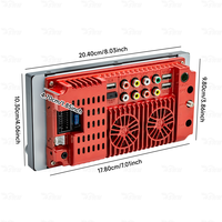 BQCC 7" MP5 Carplay Android Autoradio Lecteur multimédia 2Din Écran IPS Moniteur RGB pour autoradio pour Toyota Corolla