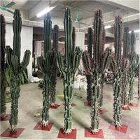 Plantes artificielles : Cactus à tiges simples, plantes décoratives de simulation, vente en gros, pour photographie de plafonds