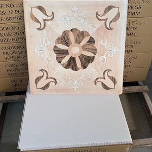 Nhà máy trực tiếp mới nhất thiết kế 2x2 PVC gạch thả trần 60x60 trần trang trí nội thất - Product Image 6