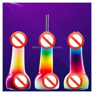 Gelas koktail Logo kustom transparan berbentuk <span class=keywords><strong>Penis</strong></span> Shot plastik desain klasik Modern cangkir plastik untuk minuman pesta - Product Image 6