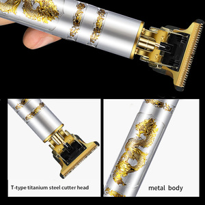 Kit de Afeitado y Recorte de Pelo Impermeable para Hombre, con Cuchillas de Acero Inoxidable USB, Recortadora de Bigote y Láminas en T, Recortadora de Pelo Eléctrica para el Hogar - Product Image 4