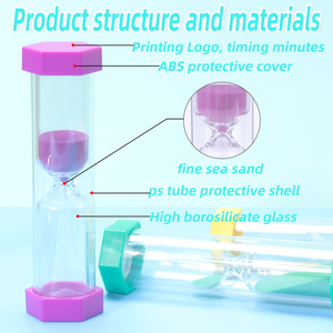 Bộ Hẹn Giờ Đồng Hồ Cát Bằng Nhựa 30 Giây 1 <span class=keywords><strong>2</strong></span> 3 5 10 Phút Bộ Đồng Hồ Cát Đồng Hồ Cát Đồng Hồ Cát Cho Trẻ Em Trò Chơi Trong Lớp Trò Chơi Nhà Bếp Gia Đình - Product Image 6
