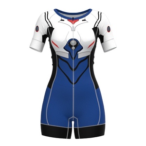 Conjuntos de Ropa de Ciclismo <span class=keywords><strong>Shinji</strong></span> <span class=keywords><strong>Ikari</strong></span> Eva Neon Genesis, Pantalones Cortos de Ciclismo MTB, Pantalones Cortos de Bicicleta, Pantalones de Ciclismo, Pantalones Cortos MTB con Tirantes, Traje de Triatlón - Product Image 1