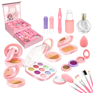 Dropshipping Shopfiy Ensemble de maquillage en plastique non toxique pour filles et enfants, kit de jouets de simulation cosmétique pour enfants, - Product Image 1