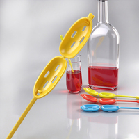 Bâtonnets mélangeurs personnalisés en plastique à design creux pour glace sèche, idéaux pour refroidir les boissons et jus de fruits