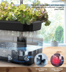 Sistema de Cultivo Interior de 4.6L con Luz LED de Cultivo, Sistema de Riego Automático, Jardinera de Suelo, Kit Completo para Cultivo de Hierbas - Product Image 4