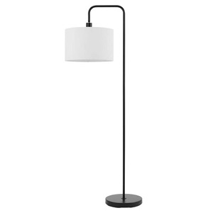 Lámpara de Pie Minimalista con Pantalla Cilíndrica Blanca, Base Metálica, LED E26, Luz Blanca Cálida 3500K, Altura Ajustable, Regulable, CRI 90 - Product Image 6