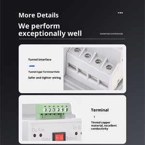 Interruttore di Trasferimento Automatico a Doppia Alimentazione CB Level 2P Domestico 63A 4P Controllore di Commutazione Automatica per Alimentazione di Backup - Product Image 5