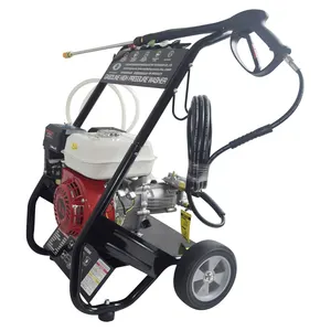 Cart-type gasoline high-pressure washer 150Bar high-flow high-pressure car washer portable car washer low noise