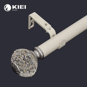 KYOK 24 pulgadas rústico Lucite cortina postes pistas accesorios 28mm Bahía ventana tensión doble soporte para Silencioso <span class=keywords><strong>Gliss</strong></span> Accesorios - Product Image 5