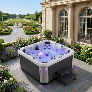 Jacuzzi de Luxe Extérieur 4 Personnes 38 Jets Hydrothérapie Bain à Remous Chauffage à Température Constante Villas Côtières Patios Hôtels Balboa - Product Image 1