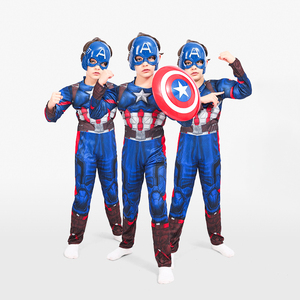 Set Costume di Halloween per Bambini - Tema Supereroi in Poliestere Include Abiti di <span class=keywords><strong>Thor</strong></span> e Hulk - Product Image 2
