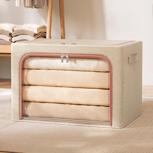 Large Conpacity High Quality Foldable Wardrobe Organizer for <b>Clothes</b> & Toys <b>Storage</b> Box <b>Storage</b> Fabric Bin - Product Image 1