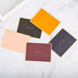 Tarjeta de Agradecimiento Plegable con Papel Dorado Personalizada, Tarjeta de Agradecimiento para Pequeñas Empresas - Product Image 4