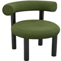 Fauteuil inclinable moderne en fer avec revêtement en tissu beige, portable, pour café, hôtel, restaurant, appartement