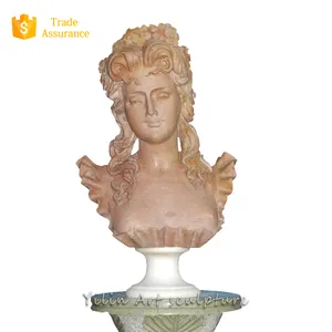 Head Carved Marble Lady Roman Bust Sculpture Marble Bust Statue