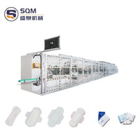 Machine de fabrication de serviettes hygiéniques Smart-Control à faible consommation d'énergie