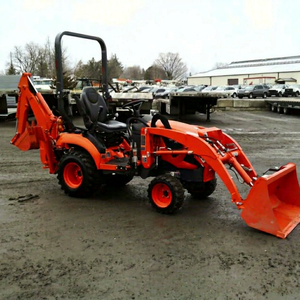Retroexcavadora Kubota BX23S 4WD de alta calidad, cargadora compacta de ruedas para granja, con cucharón delantero y trasero para construcción - Product Image 1