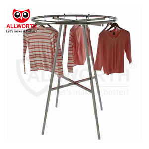 Yeni tasarım ayarlanabilir çoklu kullanım modları mobil boru tarzı 4 yollu giysi kıyafet rafı ev perakende mağaza için - Product Image 2