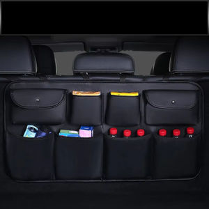 Sac de rangement SUV multifonctionnel en cuir Oxford avec solution de transport de coffre de voiture de grande capacité - Product Image 5
