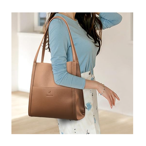 Modern Vintage 100% Genuine Leather Ladies <b>Shoulder</b> Bag Durable Adjustable <b>Straps</b> for Summer/Winter Office Travel Shopping - Product Image 1