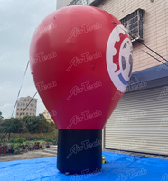 Ballon publicitaire gonflable personnalisé 8m 5m pour événements, disponible dès maintenant, pour sol et toit, en Oxford/PVC durable avec ventilateur intégré