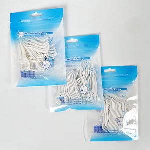 Hoge Kwaliteit Steriele Dubbelzijdige Plastic Tandenstokers Met Mint Smaak Milieuvriendelijke Tandzijde - Product Image 1