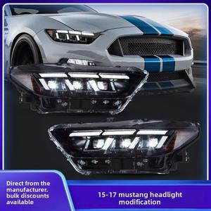 For 2015-2017 LED Three-Lens Headlight Assembly Modification 12V 35W LED Technology Brighter Longer-lasting <b>Illumination</b> Compare - Product Image 3