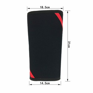 Genouillères de compression en néoprène respirant de 7 mm d'épaisseur avec logo personnalisé, flexibles, antidérapantes, pour l'entraînement sportif, la <span class=keywords><strong>musculation</strong></span>, la sécurité - Product Image 3