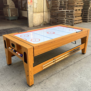 <span class=keywords><strong>Tavolo</strong></span> da Gioco Multifunzione 2-in-1 Rotante in Legno con <span class=keywords><strong>Tavolo</strong></span> da <span class=keywords><strong>Biliardo</strong></span> <span class=keywords><strong>e</strong></span> <span class=keywords><strong>Tavolo</strong></span> da Hockey su Aria con Accessori Gratuiti - Product Image 2