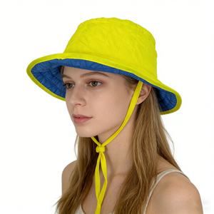 قبعة تبريد تبخيرية صفراء، قبعة صياد للحماية من الشمس في الصيف سريعة التفعيل للسفر والتنزه وصيد الأسماك - Product Image 1