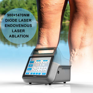 Dispositivo de ablación láser endovenosa EVLT <span class=keywords><strong>con</strong></span> láser de diodo de 980nm y 1470nm <span class=keywords><strong>con</strong></span> certificación CE para la eliminación de venas varicosas - Product Image 1