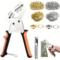 Kit de pinces à œillets pour travaux d'aiguille, outil de pose d'œillets, poinçonneuse portable, presse-boutons, machine à œillets pour tissus, outil publicitaire