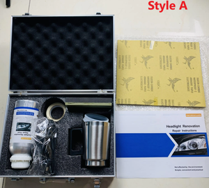 <span class=keywords><strong>Kit</strong></span> de restauration de phares de voiture 50 ml – Liquide de polissage et de revêtement pour réparer et restaurer les lentilles de phares jaunies et oxydées - Product Image 4