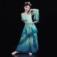Costume de danse chinoise pour filles, robes de spectacle de danse classique, robes d'examen artistique