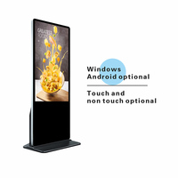 Pantalla Táctil Digital Vertical Independiente de Alto Brillo a Todo Color para Comercios, Disponible 24/7, para Tiendas Minoristas y Centros Comerciales